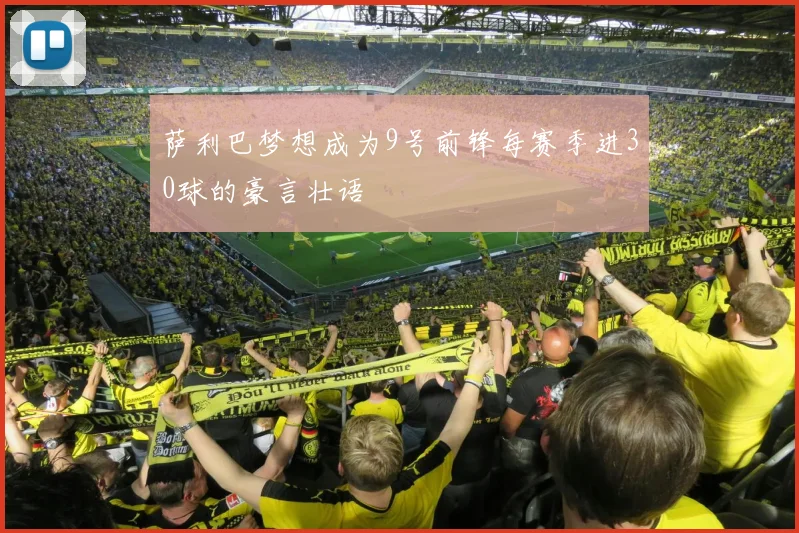 萨利巴梦想成为9号前锋每赛季进30球的豪言壮语